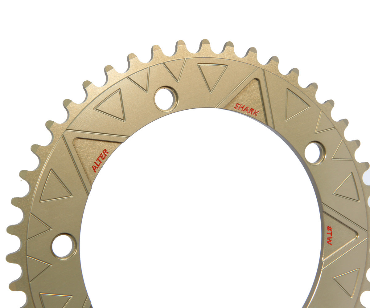 Alter Shark fixed gear track chainring – Retrogression