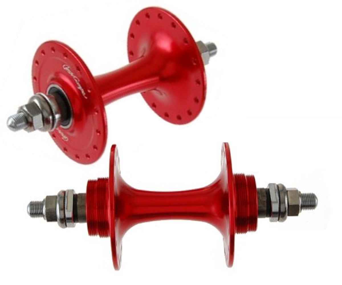 NOS Gran Compe high flange hub set - anodized colors