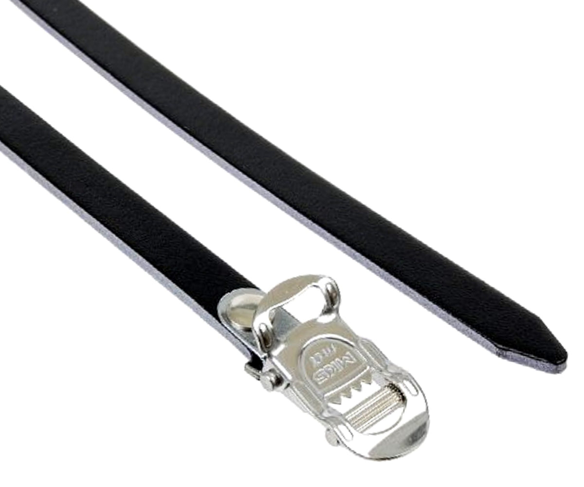 MKS Fit-A Spirit leather single fixed gear track bike toe straps