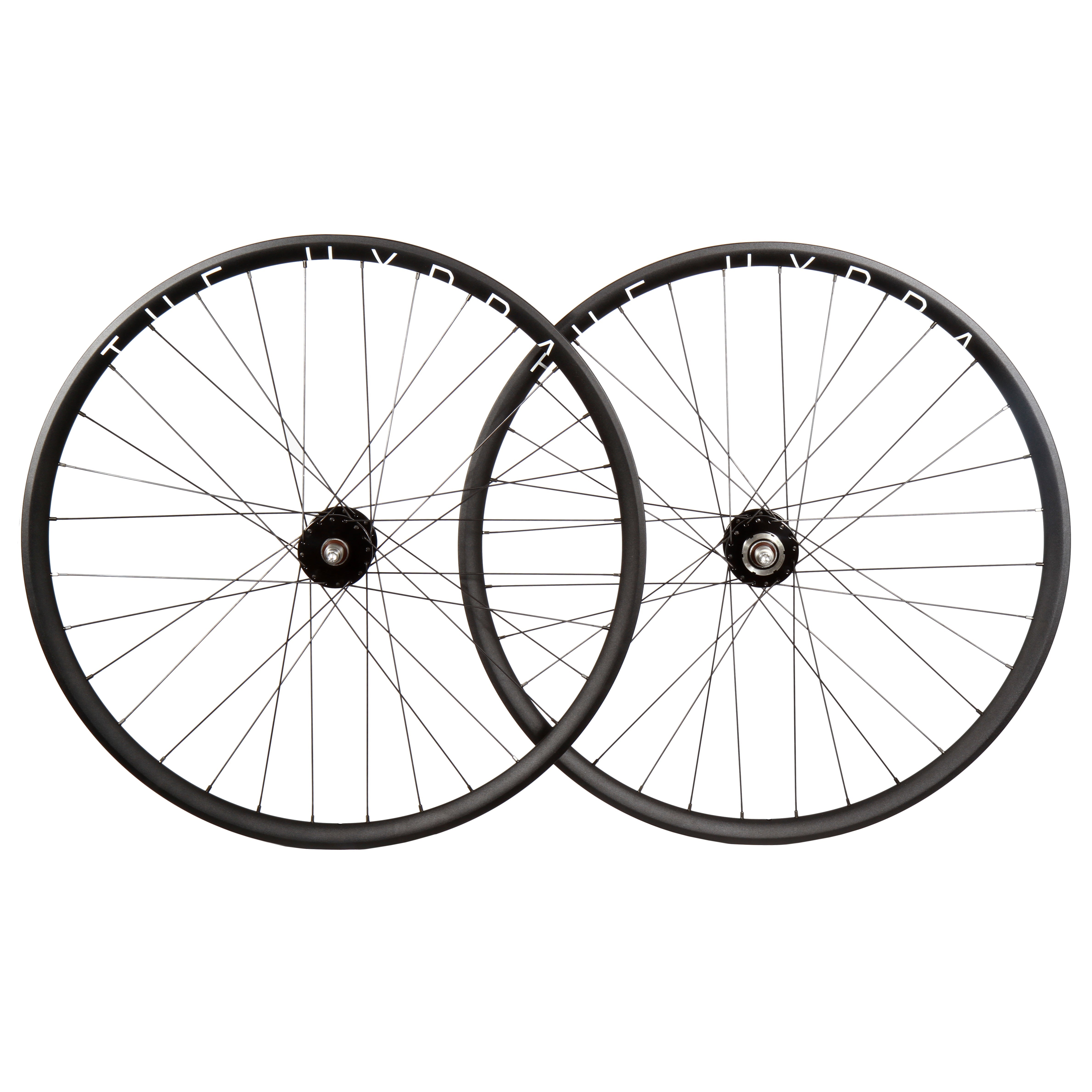 H+Son Archetype/Phil Wood fixed gear track wheelset - black 