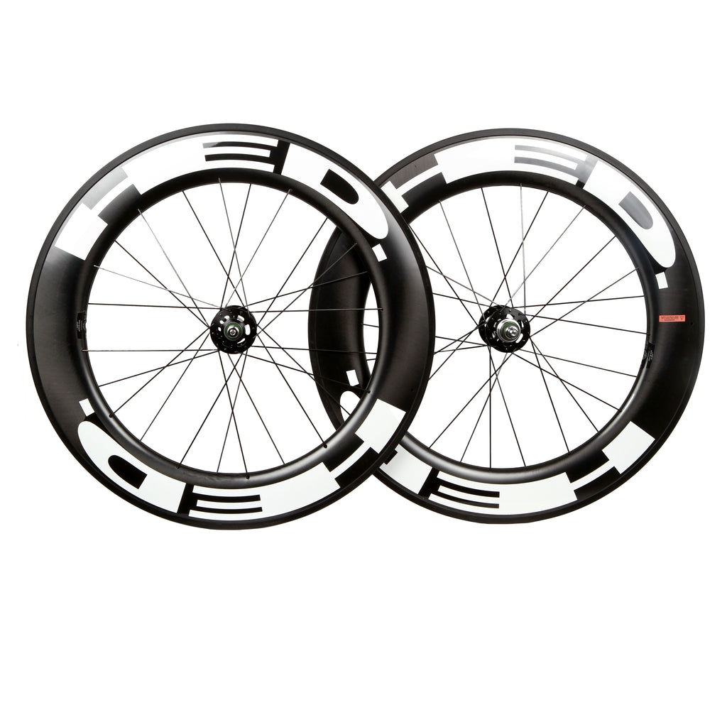 HED Jet 9 RC Black track wheelset - Retrogression Fixed Gear