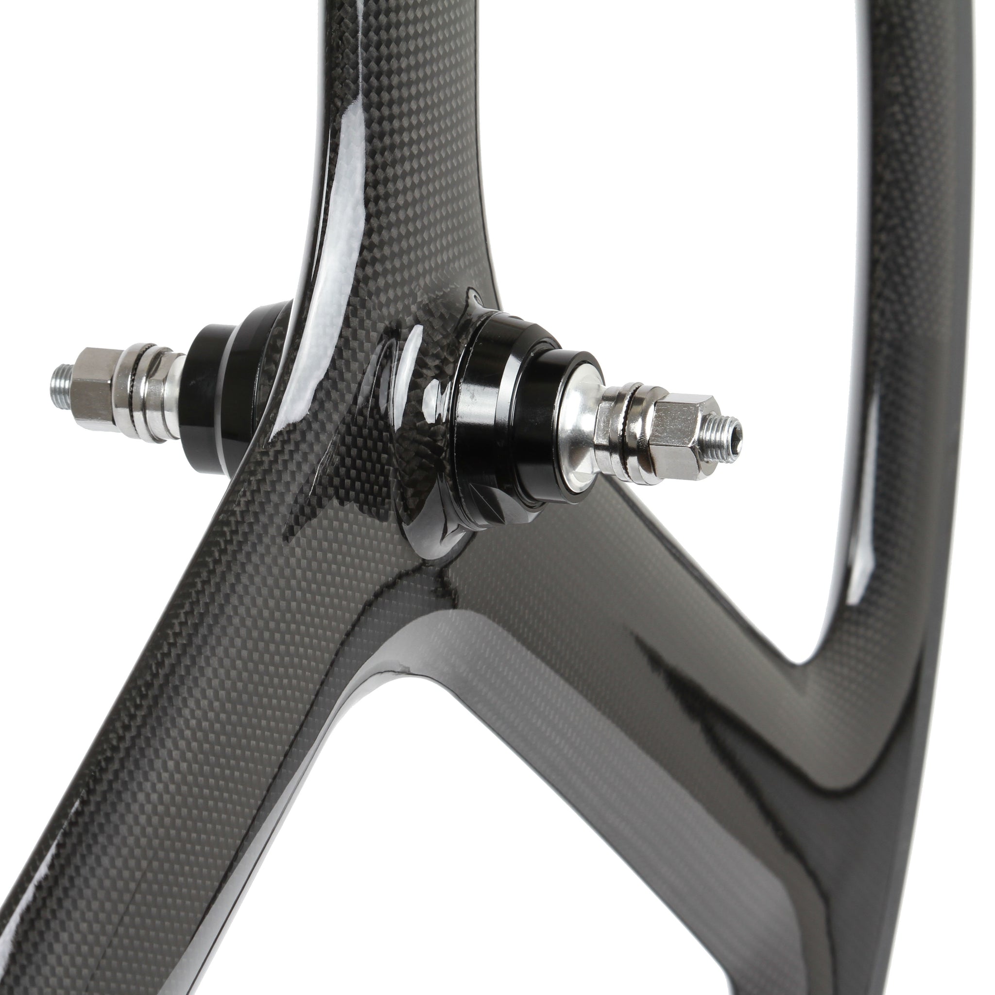 Retrogression RG3 carbon tri-spoke front track wheel