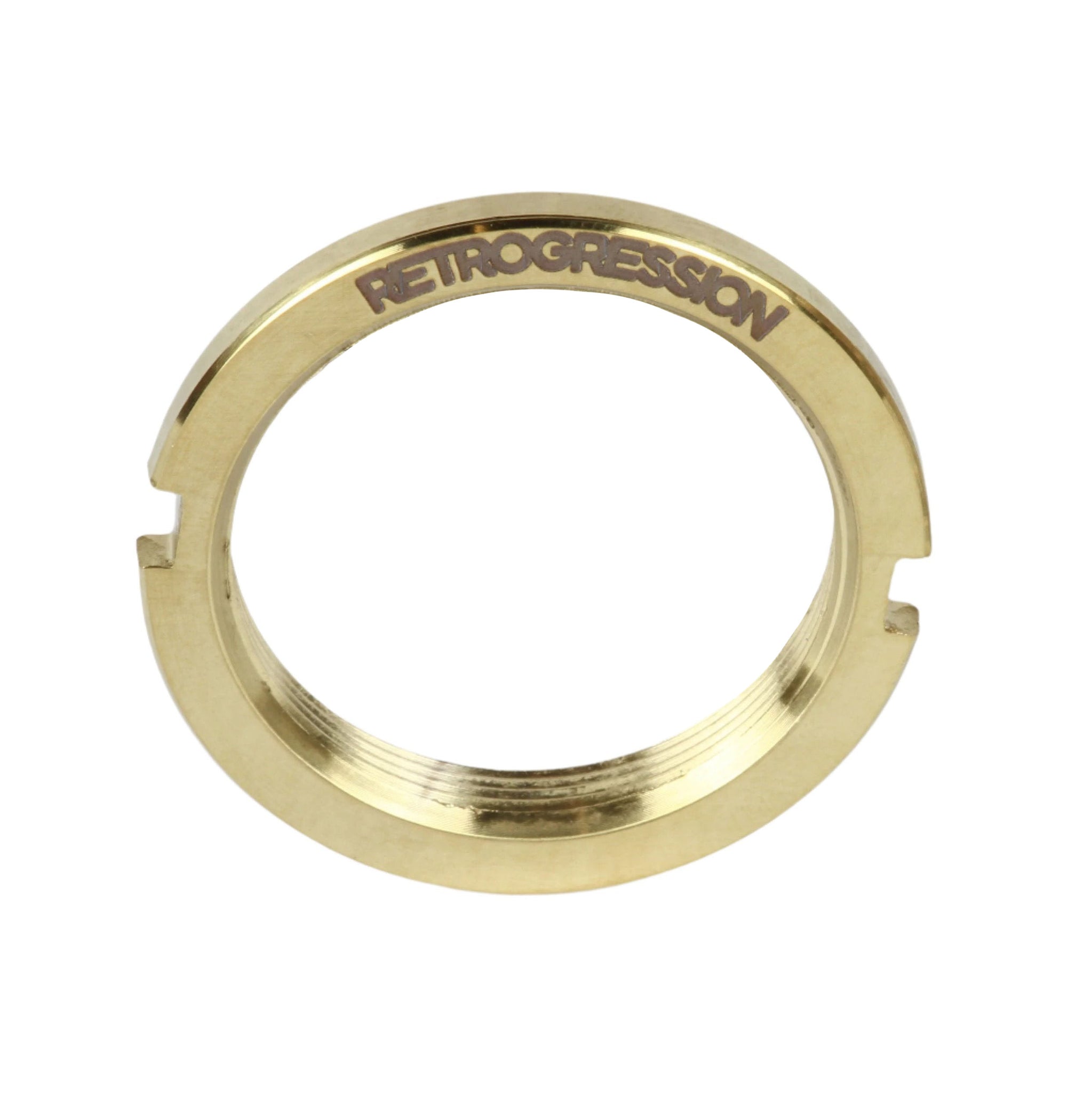 Retrogression Gold PVD track lockring