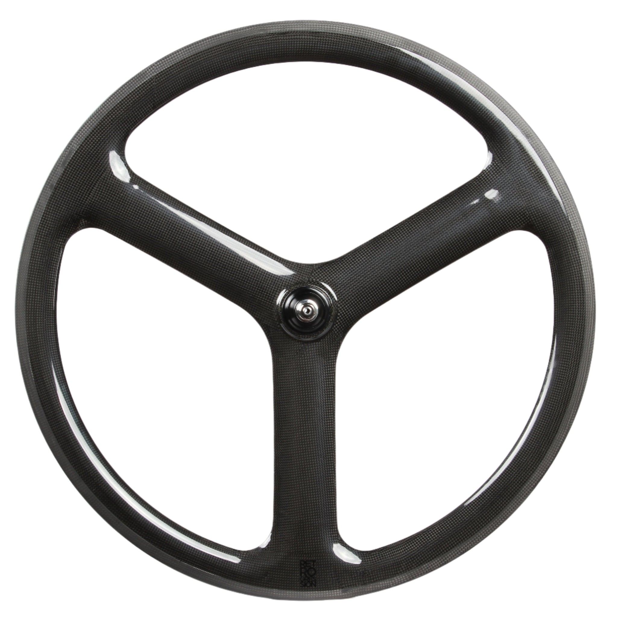 Retrogression RG3 carbon tri-spoke front track wheel