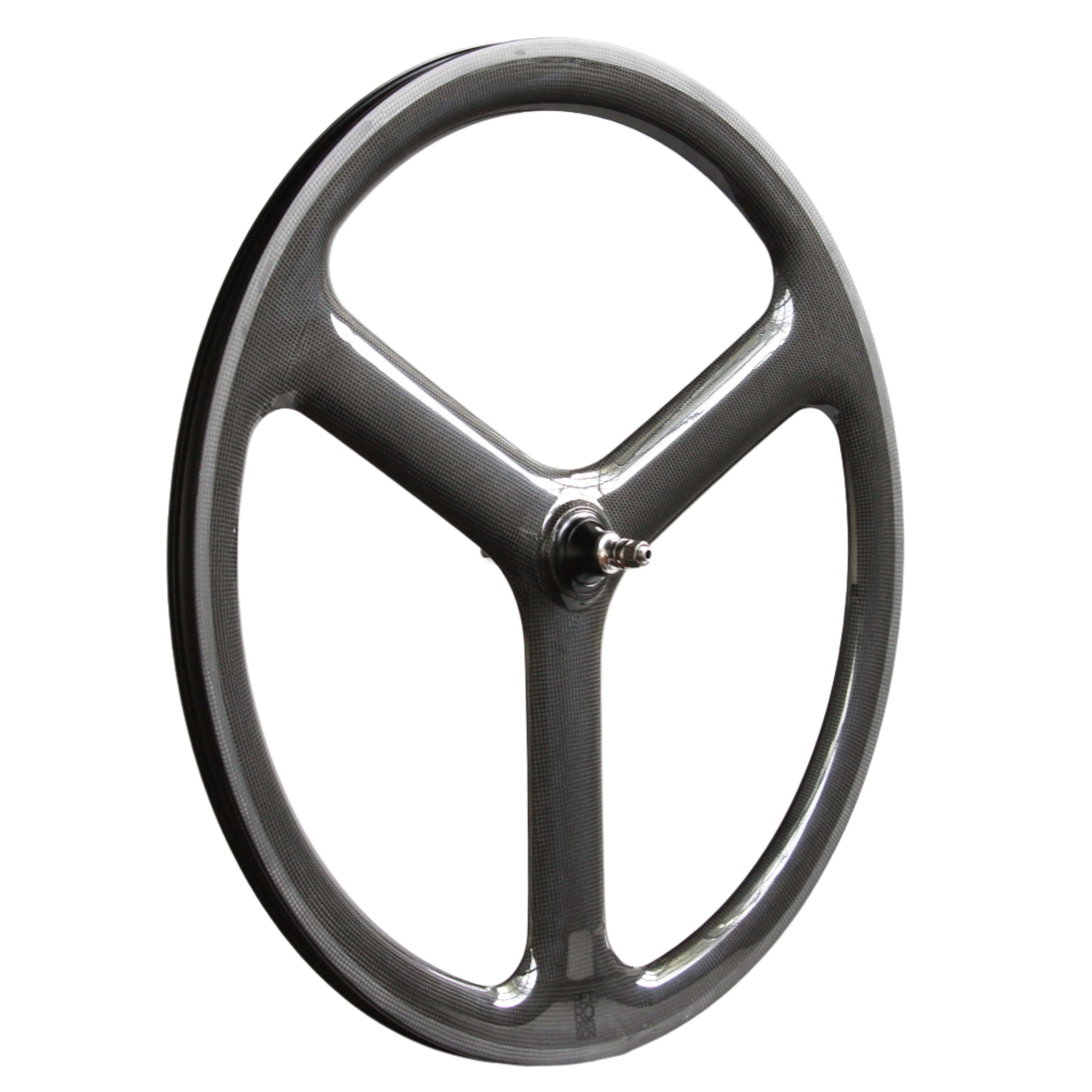 Retrogression RG3 carbon tri-spoke front track wheel