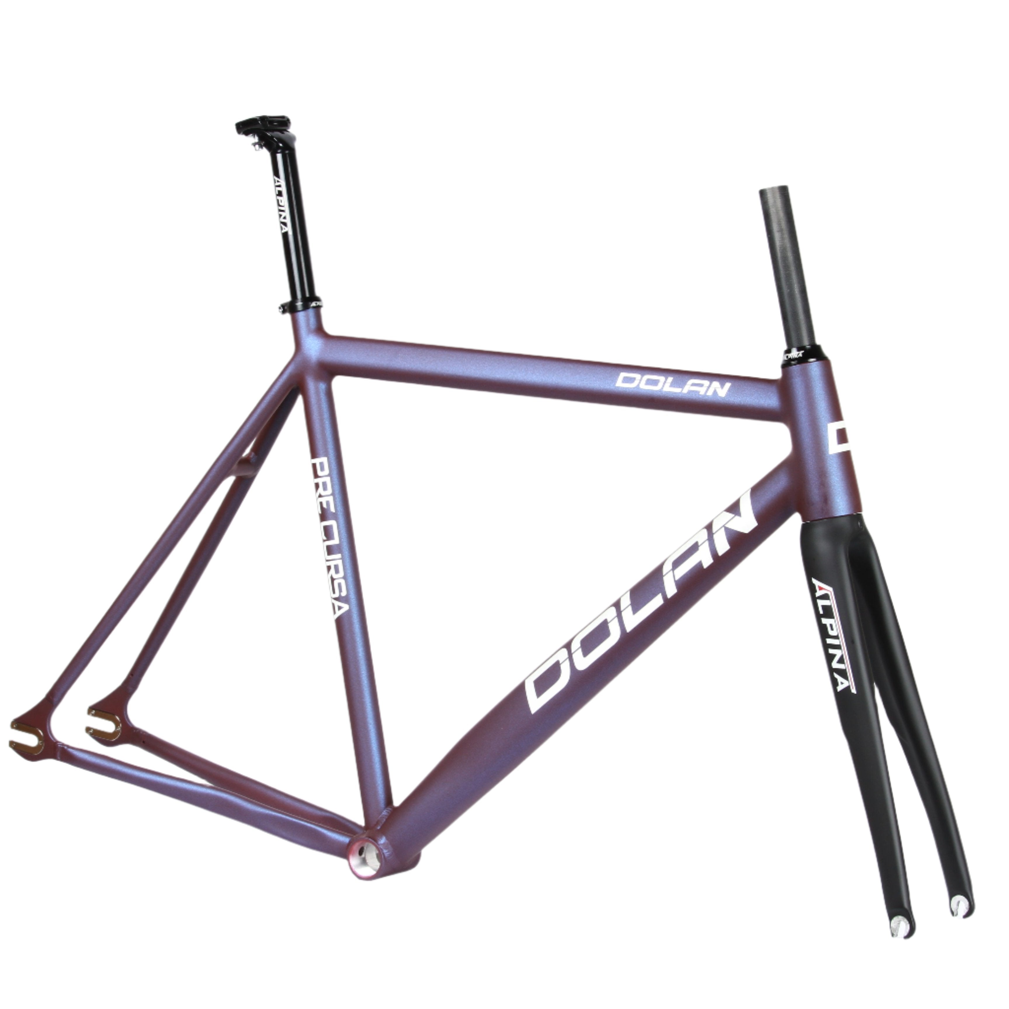 Dolan 2024 Pre Cursa fixed gear track frameset Chameleon Purple Retrogression