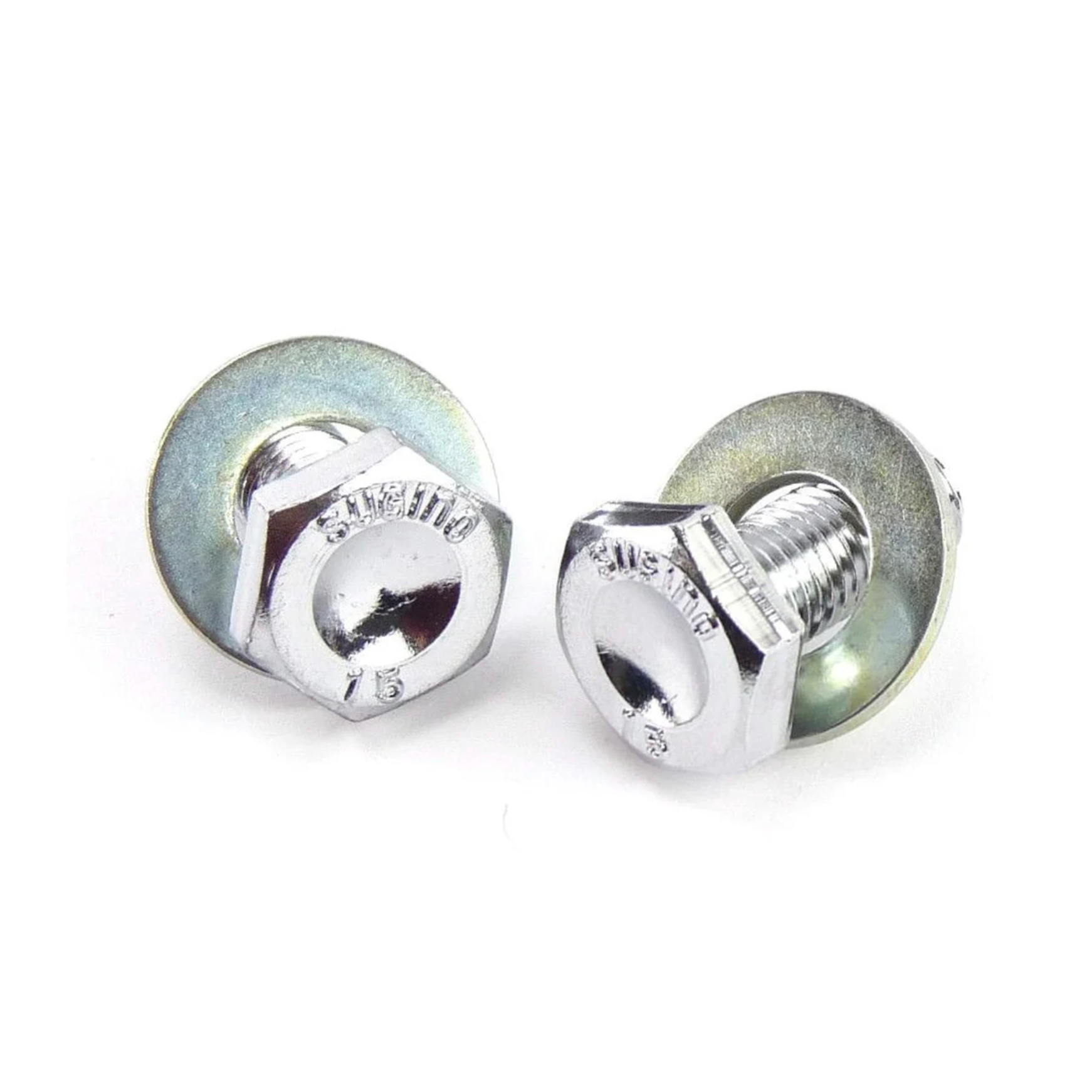 Sugino crank arm bolts & washers - chrome - Retrogression Fixed Gear