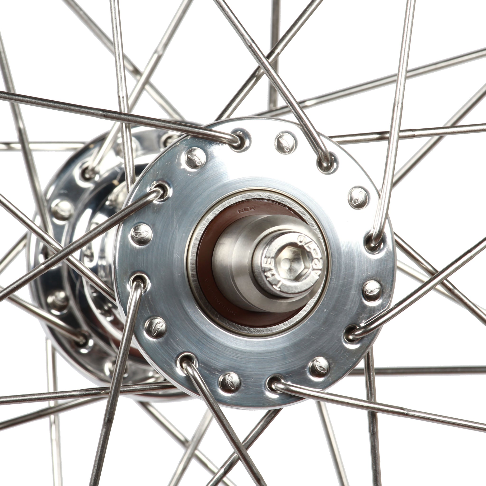 H+Son TB14/Phil Wood Low Flange wheelset - silver