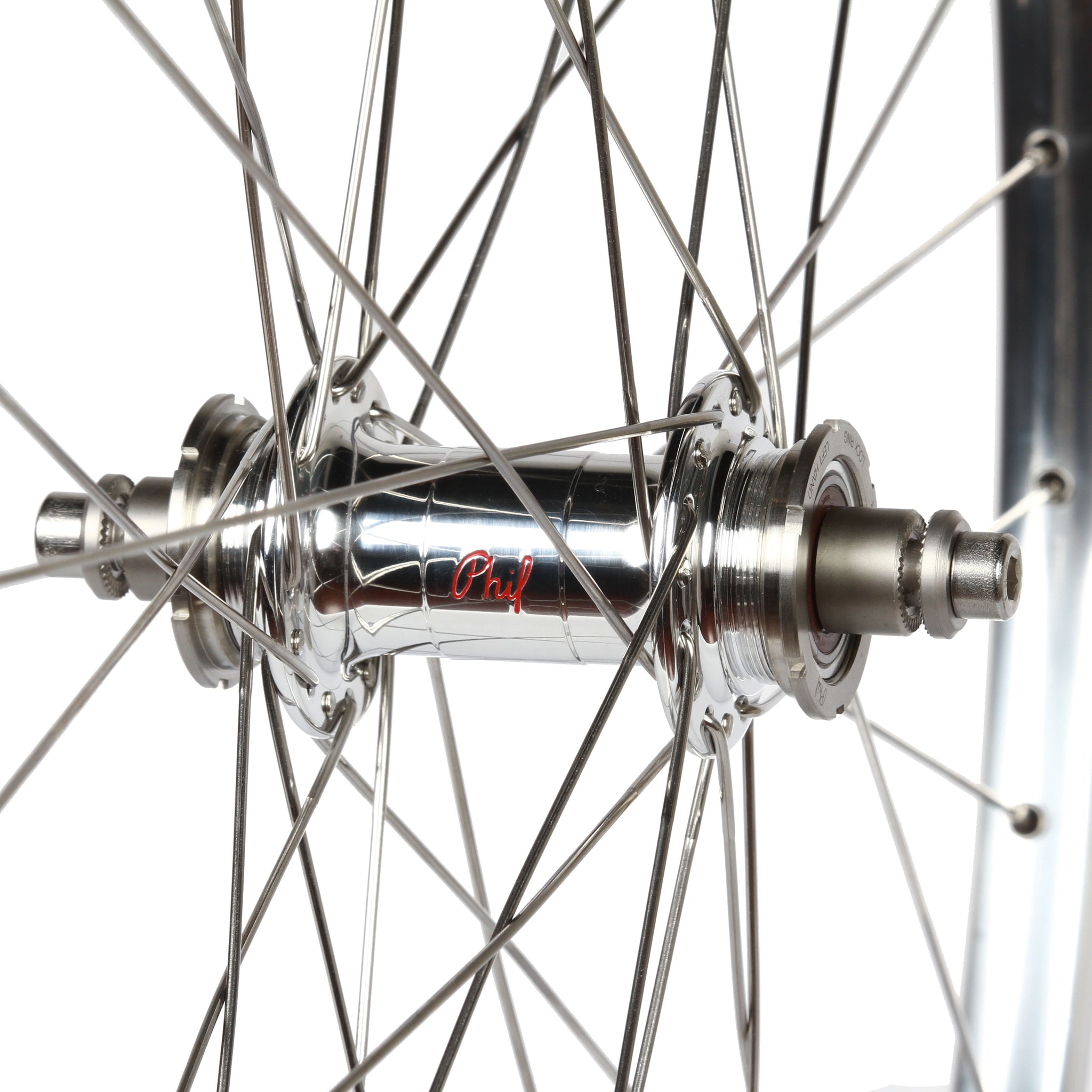 H+Son TB14/Phil Wood Low Flange wheelset - silver