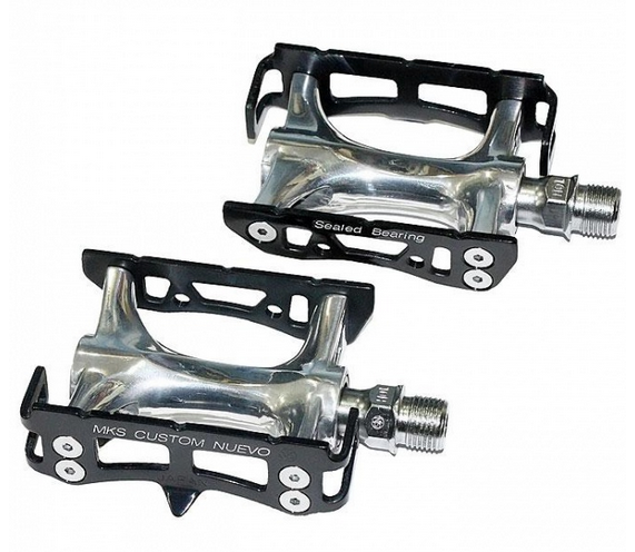 MKS Custom Nuevo NJS fixed gear track bike pedals – Retrogression
